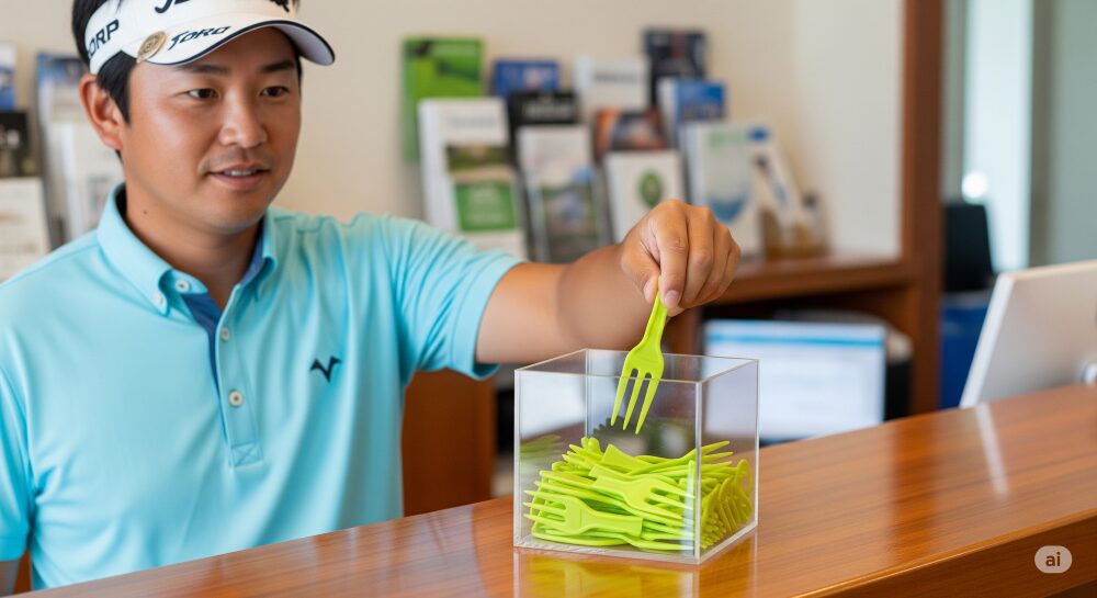 【グリーンフォーク100均】ゴルフ場で無料でもらえることはある？