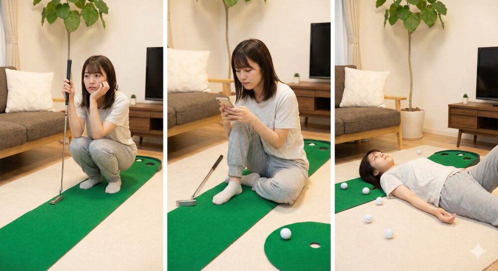 単調な練習ですぐに飽きるという問題点