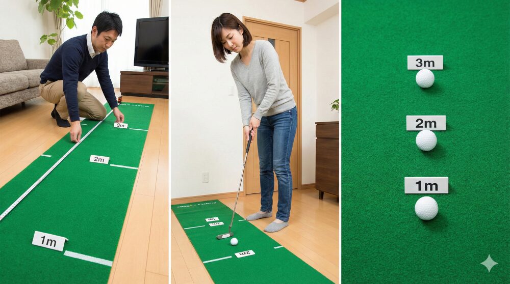 自宅での練習で距離感の基準を作る