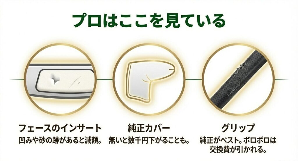 パター買取査定でプロがチェックする3つのポイント