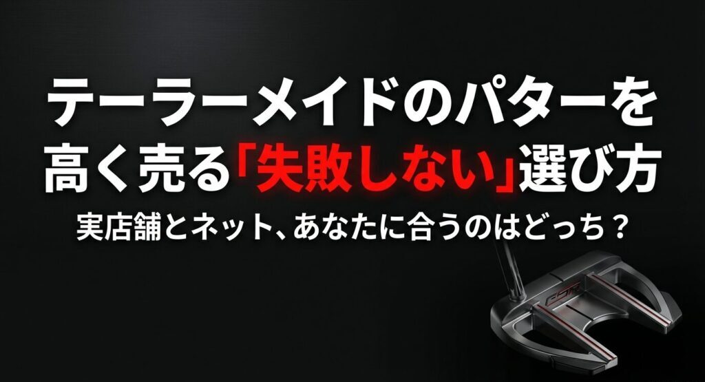 テーラーメイドのパターを高く売る失敗しない選び方