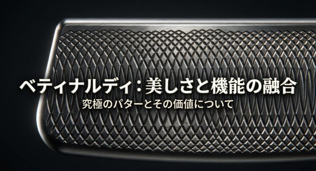 ベティナルディ:美しさと機能の融合 。究極のパターとその価値について 。