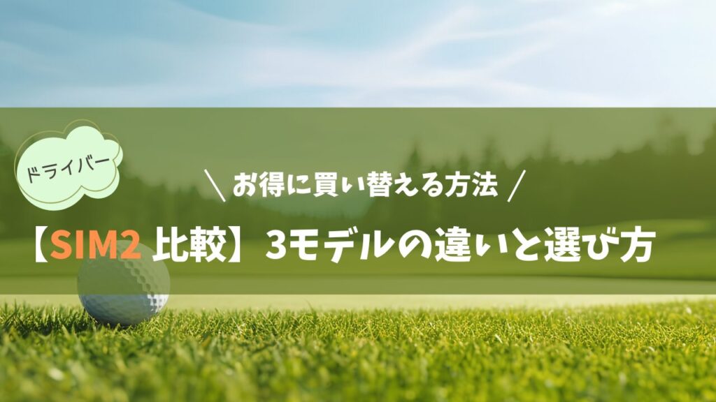 【SIM2 比較】3モデルの違いと選び方｜MAX・MAX-D・ノーマルの特徴とお得な買い替え方法
