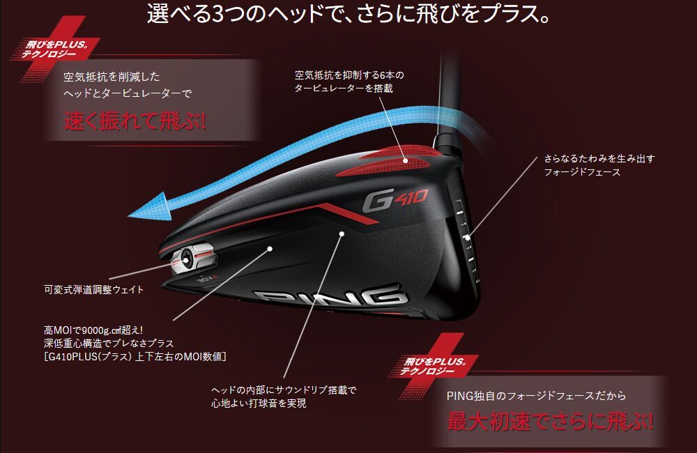 G410の特徴テクノロジーのイメージ